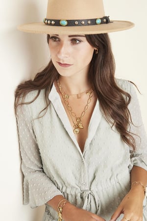 Collar Compass Plata Acero inoxidable h5 Imagen4